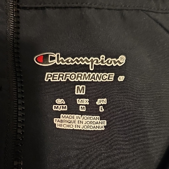Champion Dark Hooded Windbreaker - Picture 2 of 6